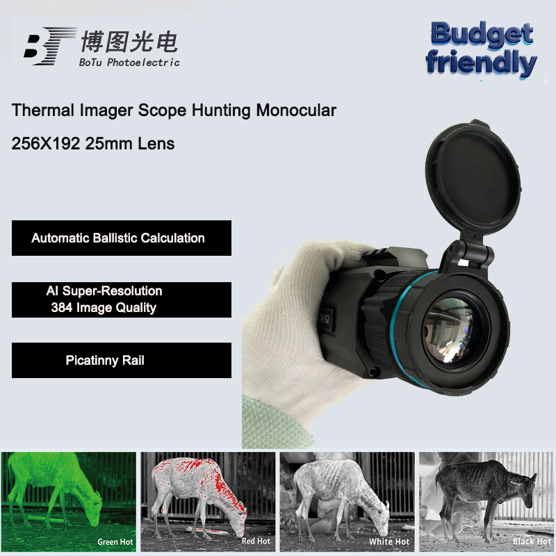 Hunting Thermal Imaging Scope - 屋外用サーマルカメラスコープ ナイトビジョン単眼鏡 25mm 256X192 サーマルイメージングゴーグル 狩猟用