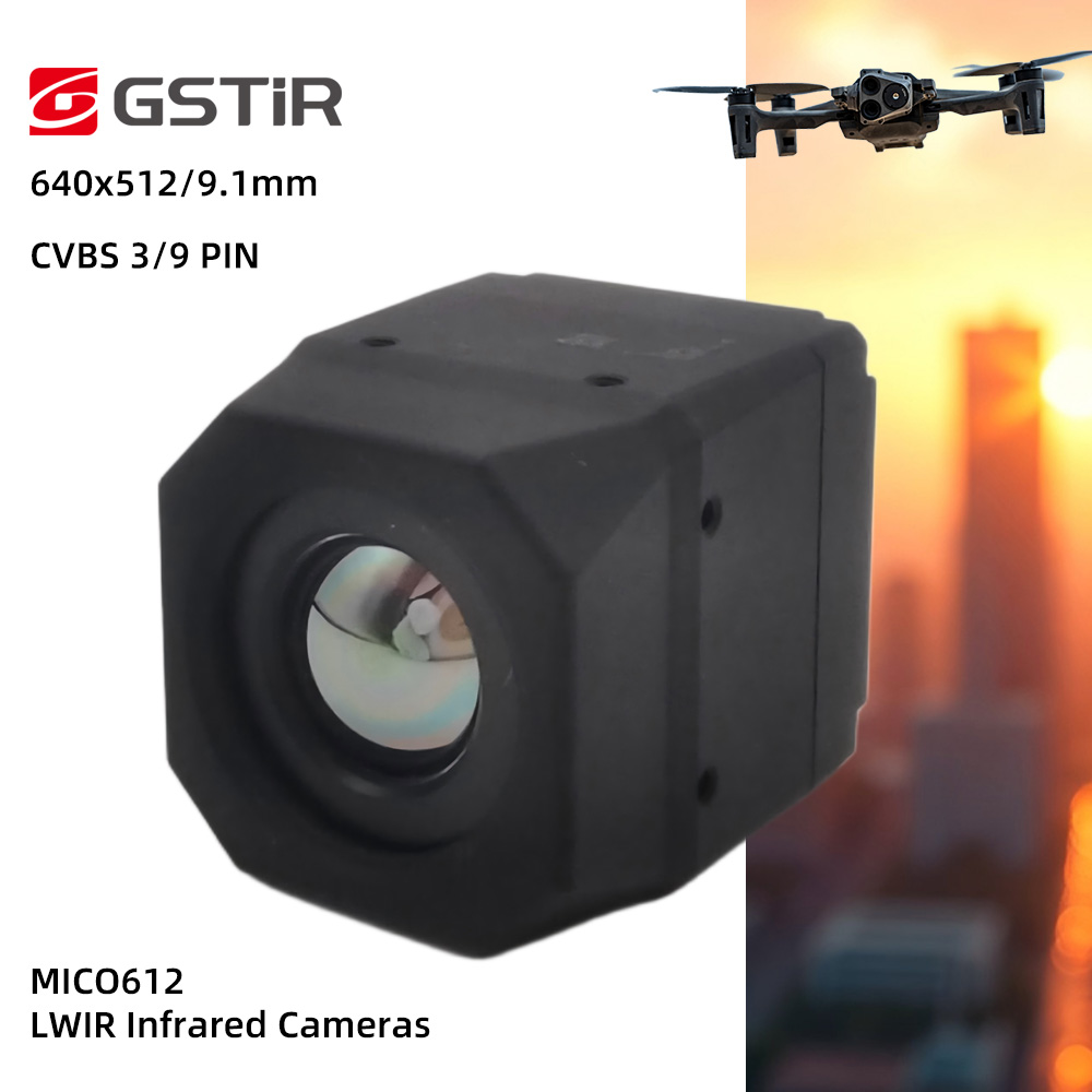 Thermal Module 640X512 Core - GSTir プレミアム高性能MICO612非冷却LWIRコア 640x512 ナイトビジョンCVBSサーマルイメージングカメラモジュール UAVドローン用