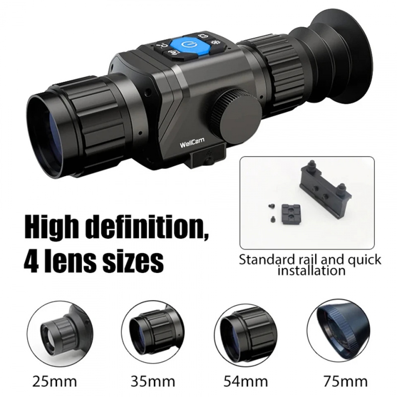 1600mサーマルハンティング単眼鏡、384x288解像度ナ - Thermal Scope Night Vision Monocular のレビューと価格