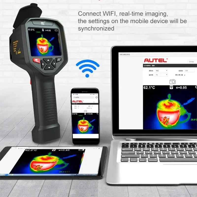 熱画像カメラ 252x192 赤外線 ハンドヘルドカメラ W - Thermal Imager Pcb Repair のレビューと価格