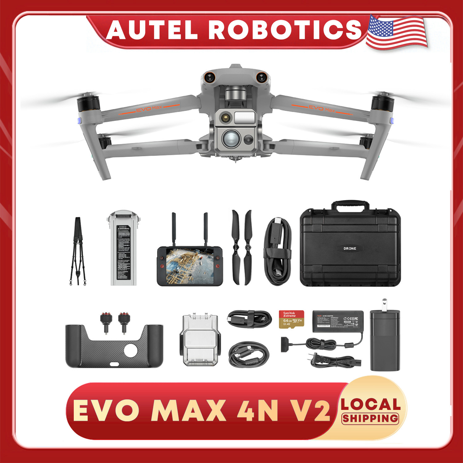 AutelRobotics EVO Max 4N V.2 サ - Thermal Imager Drone Gimbal のレビューと価格