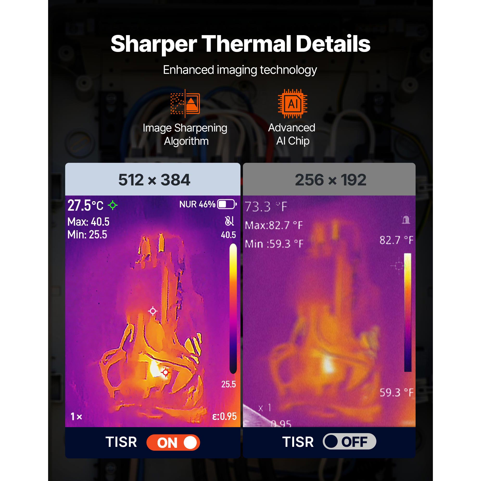 VEVOR Proサーマルイメージングカメラ 512 x 3 - Thermal Imaging Camera 256X192 のレビューと価格