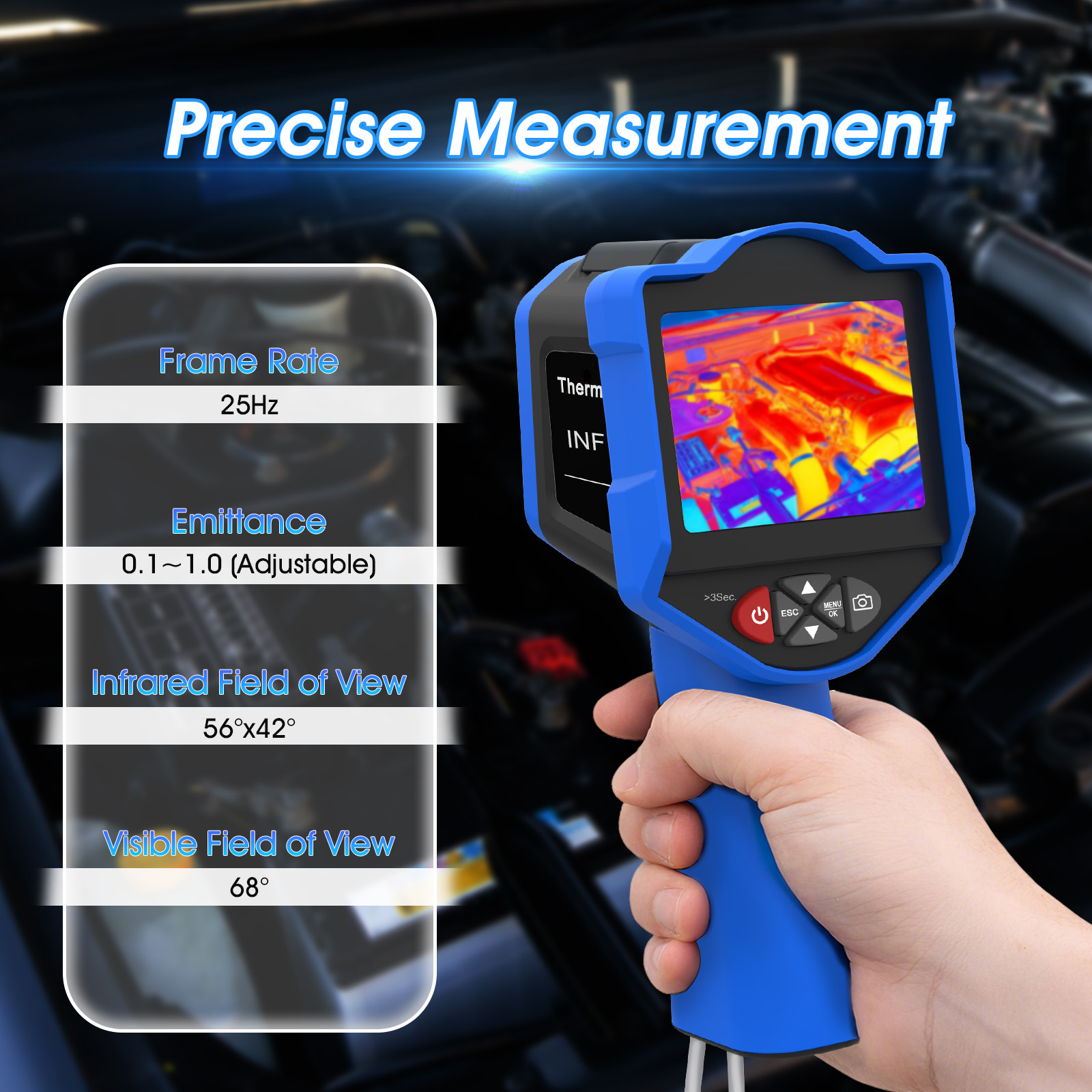 HoldPeakサーマルイメージングカメラ 256x192  - Thermal Imaging Camera 256X192 のレビューと価格
